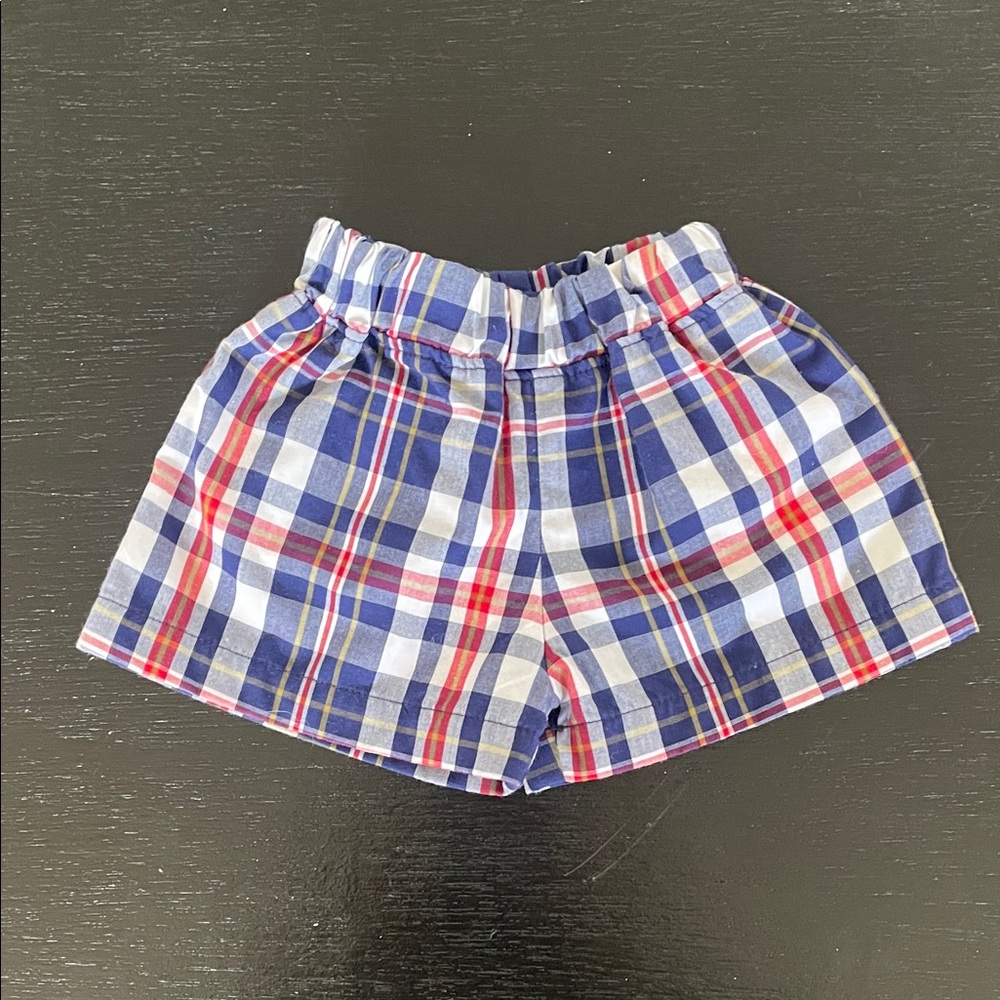 The Beaufort Bonnet Company TBBC Plaid Shelton Shorts - Navy, White & Red